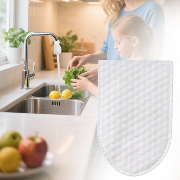 Safeglitz Faucet Filter Cotton Bag for Cold & Hot Water Fixtures, Removes Scale, Sand, Sediments & Water Impurities (1PC)