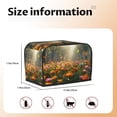thumbnail image 5 of Picia Butterflies In Flower Field Print 2 Slice Toaster Cover , Toaster Protector Dustproof Kitchen Appliance Cover, Kitchen Appliance Dustproof Protector, 5 of 7