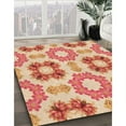 thumbnail image 3 of Ahgly Company Machine Washable Indoor Rectangle Transitional Yellow Area Rugs, 5' x 7', 3 of 7