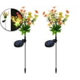 thumbnail image 2 of Solar Garden Stake Lights, 2 Pack LED Daisy Flower Decorative Lights Outdoor Waterproof Solar Powered Landscape Lights for Yard, Patio, Walkway, Pathway, 2 of 6