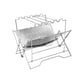 thumbnail image 2 of Parrilla portátil para acampar al aire libre Parrilla de picnic portátil para acampar al aire libre. Silver, 2 of 5
