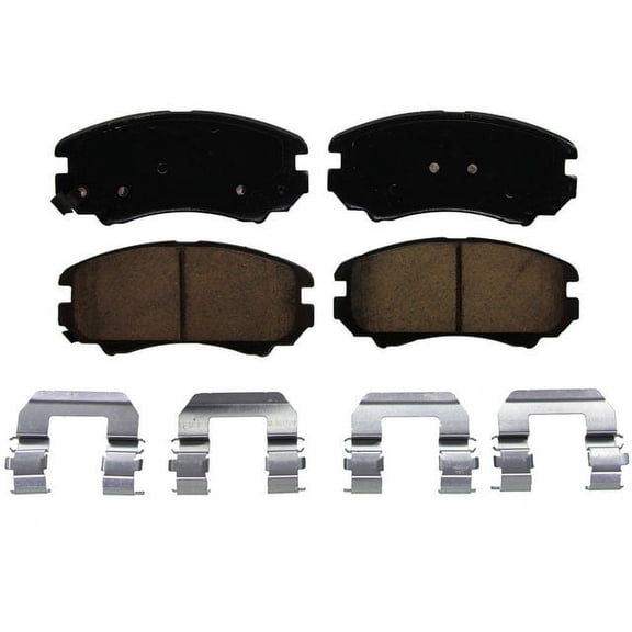 Front Brake Pad Set - Compatible with 2007 - 2010 Hyundai Elantra 2008 2009