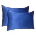 thumbnail image 3 of Silky Satin Pillowcases Set of 2 for Hair and Skin Standard King Queen Bed Pillow Cases Bedroom Decor Online, 3 of 7