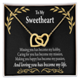 thumbnail image 3 of To My Girlfriend Loving You Inseparable Necklace, 3 of 7
