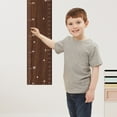 thumbnail image 6 of Wooden Growth Chart Ruler Height Measurement Sticker for Boys & Girls 4-Piece Set with Sponge & Tape Measure Natural Wood for Nursery & Home Decor, 6 of 9