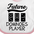 thumbnail image 4 of Inktastic Future Dominoes Player Game Boys or Girls Baby Bib, 4 of 4