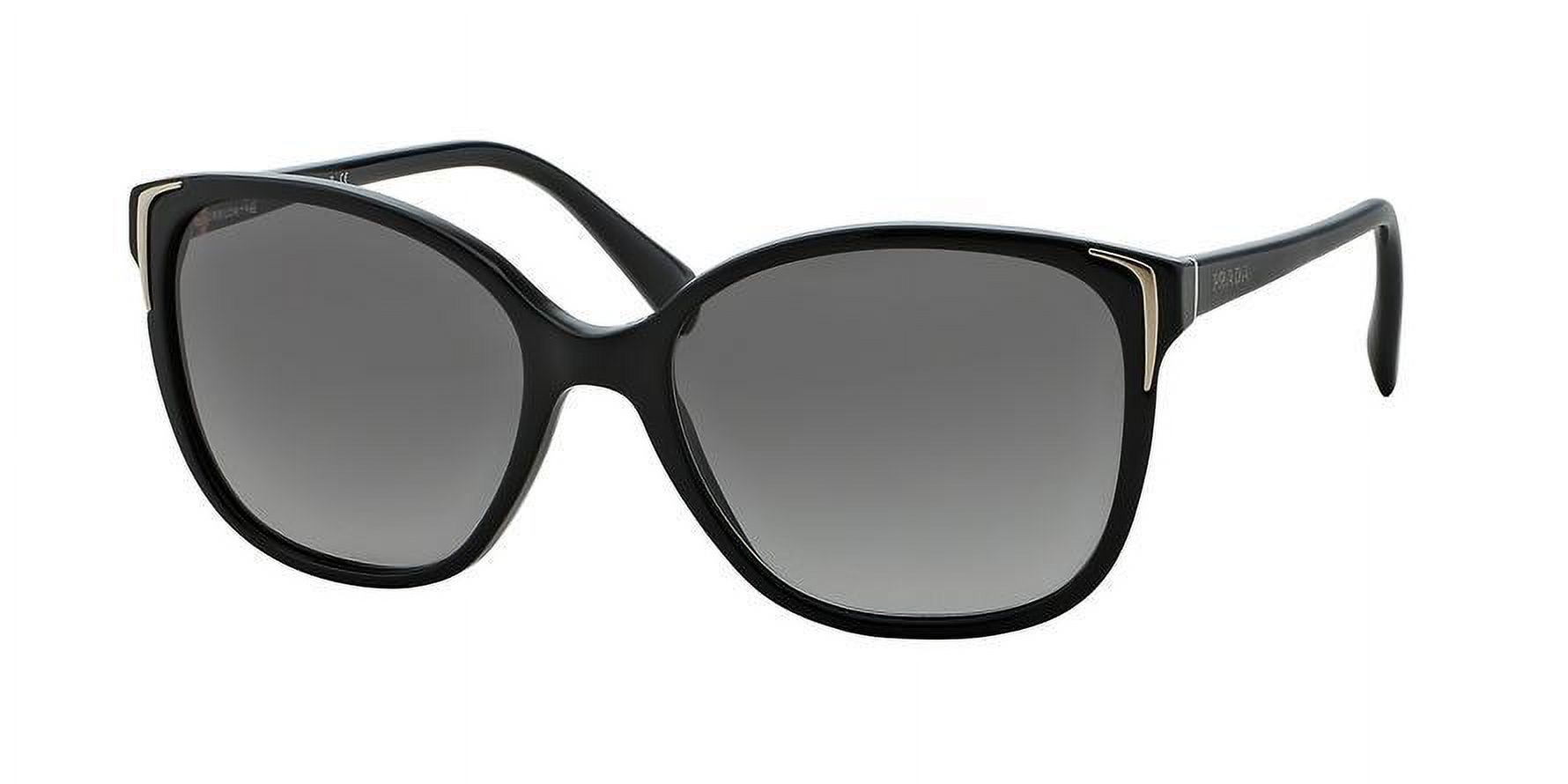 Prada Conceptual PR01OS Plastic Womens Square Polarized Sunglasses Black 55mm Adult - image 2 of 5