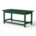 thumbnail image 5 of Westin Outdoor 35" Inch Adirondack Coffee Table for Patio Backyard UV Weather Resistant HDPE Plastic, Dark Green, 5 of 5