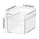 thumbnail image 3 of Caja de Almacenamiento Cuadrada de Plástico Transparente con Tapa - 5X5X5 Cm. Organizador Pequeño y Transparente para Dulces, Joyas, Cuentas y Manualidades - Paquete de 12 Unidades., 3 of 7