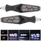 thumbnail image 5 of Luz dinámica de motocicleta, 2 piezas de motocicleta LED de giro indicador LED de motocicleta lámpara de señal LED elegante y moderna, 5 of 8