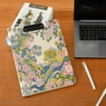 thumbnail image 5 of FORMRS A4 Clipboard Folder with Pen Holder Horizontal Foldable School Office Binder, Pink Floral Wave, 5 of 9