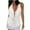 White, variant on Giftesty Women's Sparkle Sequin Halter Crew Neck Design Sleeveless Casual Tank Top for Daily Wear