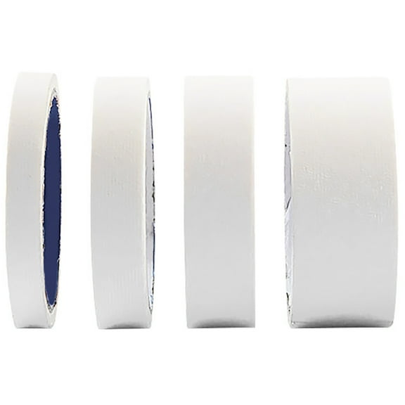 PBPBOX Painters Tape White Paper 4 Rolls for DIY Projects and Drawing