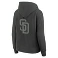 thumbnail image 3 of Women's Fanatics Charcoal San Diego Padres Elements Future Ground Subtle Tonal Pullover Hoodie, 3 of 7