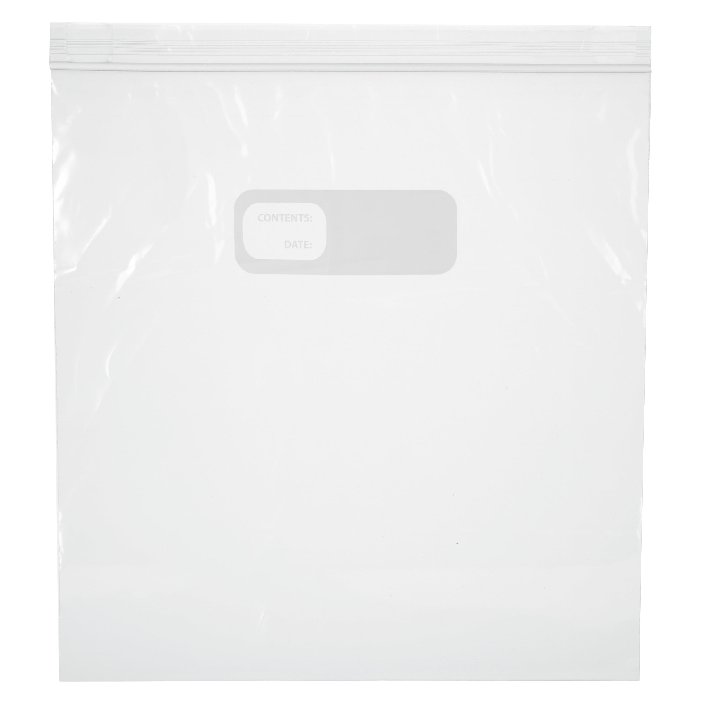 Boardwalk Reclosable Freezer Storage Bags, 1 Gal, Clear, LDPE, 2.7 mil