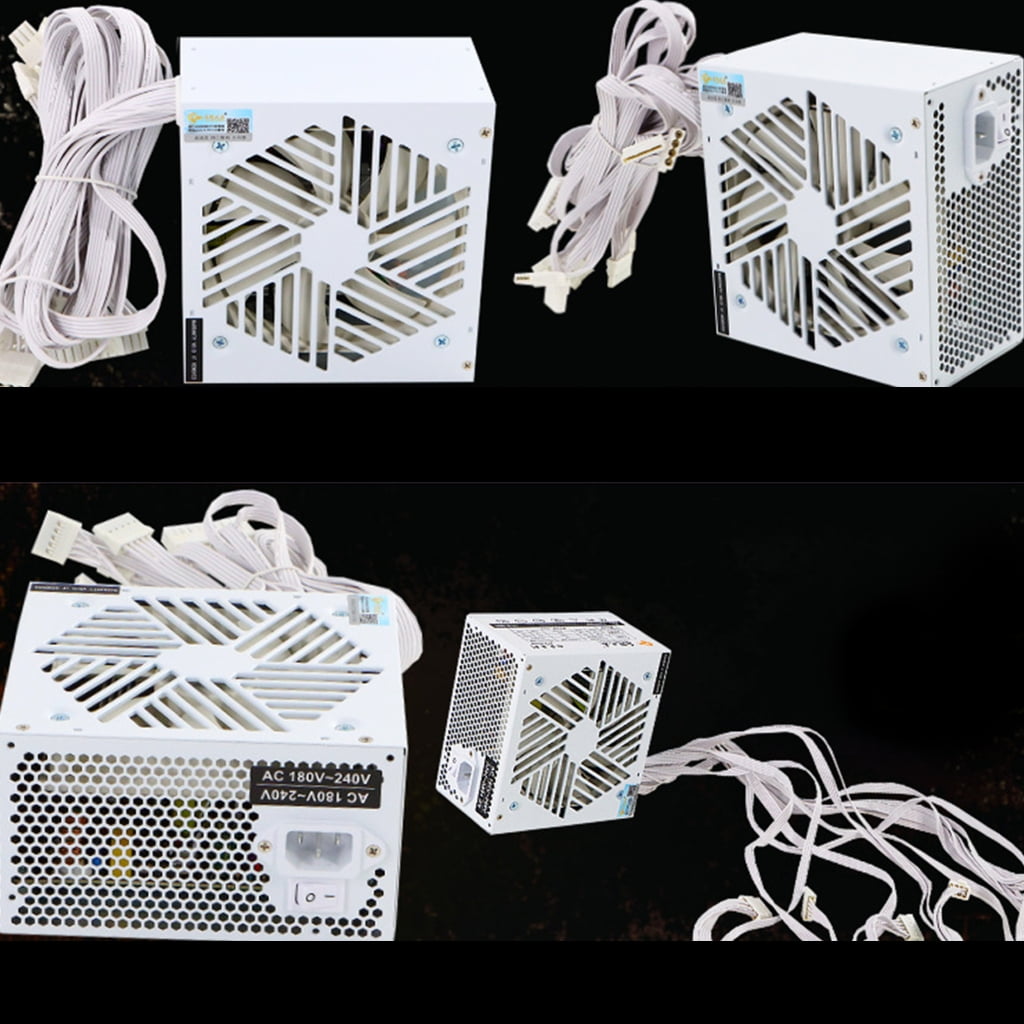 Zeiwohndc 650W Power Supply with 120mm Fan Video Game Computer Chassis Power Supply