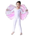 thumbnail image 4 of Kids Blue Pink Sea Shell Cosplay Costume Halloween Party Animal Jumpsuit Shell Wing Performance Clothes For Boy And Girls, 4 of 5