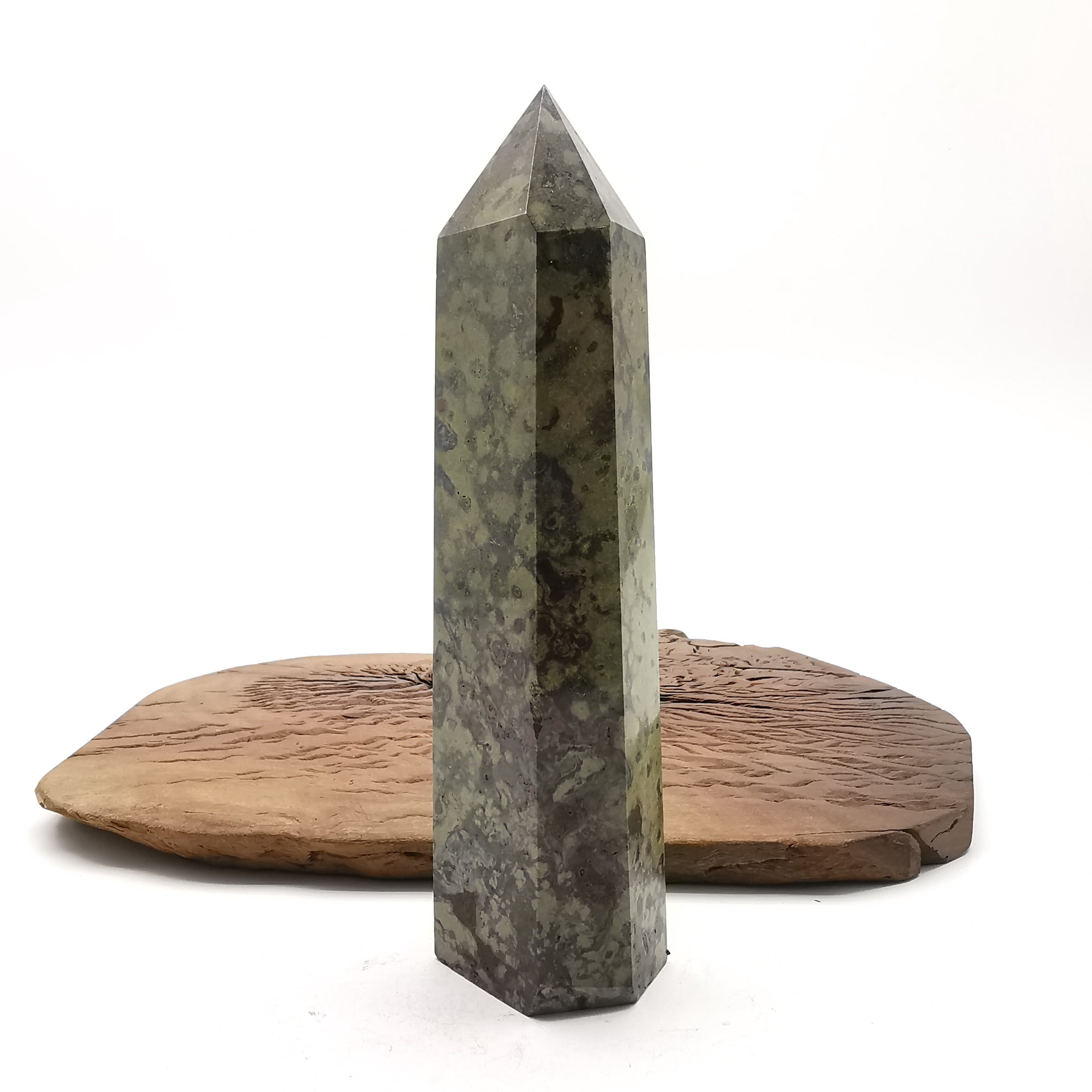 Dragonblood Stone Crystal Towers ~ Natural Healing Crystal Point Obelisk for Reiki Healing and Crystal Grid 0.77kg
