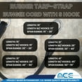 thumbnail image 5 of 10 Pack 10" Heavy Duty Rubber Tarp-Strap Bungee Cords Made in USA, 5 of 6