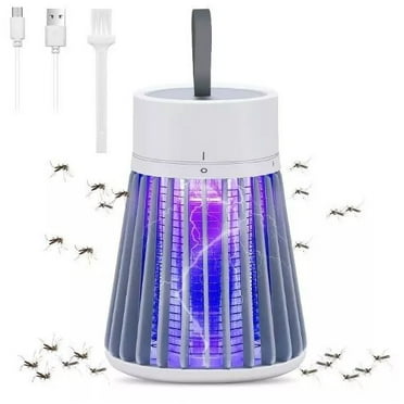 TheLSBeauty USB-Rechargeable Insect Zapper Lamp - Eco-Friendly Mosquito Killer for Indoor/Outdoor Camping Use, Last for 8-10 hours