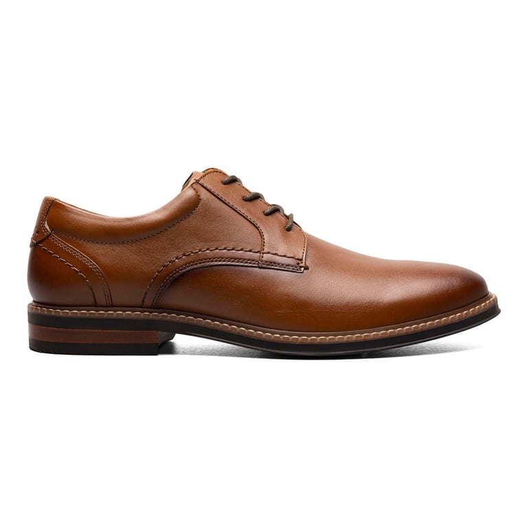 Oxford Cap Toe Shoes Men 11 M Brown NUNN BUSH Cognac Genuine Leather Derby Dress Nunn Bush Men main image 2