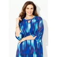 thumbnail image 4 of Catherines Women's Plus Size Petite Hi-Low Keyhole Accent Layered Tunic, 4 of 4