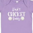 thumbnail image 4 of Inktastic Dad's Cricket Buddy Boys or Girls Baby Bodysuit, 4 of 5