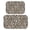 Brown and White Leopard Print, variant on Brown and Beige Leopard Print Bath Mat Set Of 2,Non-Slip Rug for Bathroom,Kitchen,Bedroom,Entrance, 30x17 and 23.5x15.7 Inches