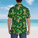 thumbnail image 4 of Balery Cat St Patrick's day Camisas hawaianas de manga corta para hombre, camisas playeras de corte holgado, camisas de vacaciones con botones,XX-Large, 4 of 7