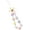 yellow, variant on Colorful Flower Daisy Transparent Beaded Phone Charm Y2K Cute Phone Strap Pink Yellow Green Daisy Lanyard Jewelry Keychain Charm for Women Girl Gifts