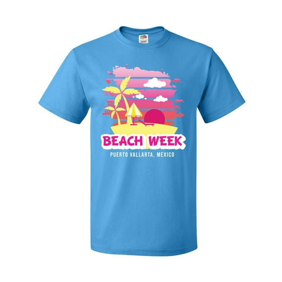 Inktastic Beach Week Puerto Vallarta Mexico with Palm Trees T-Shirt