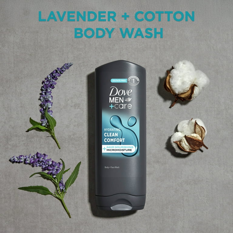 Dove Men+Care Hydrating Gentle Face & Body Wash for Men Clean