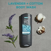 Dove Men+Care Hydrating Gentle Face & Body Wash for Men Clean Comfort All Skin, 18 oz