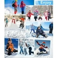 thumbnail image 5 of Lavenicole Boys Snow Pants Kids Fleece Lined Thermal Winter Hiking Pants Waterproof Softshell Elastic Waist Outdoor Cold Weather, 5 of 7