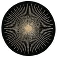 thumbnail image 2 of Safavieh Soho Michelle Geometric Area Rug, Black/Beige, 4' x 4' Round, 2 of 8