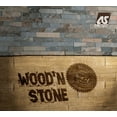 thumbnail image 2 of Best of Wood'n Stone, Moderne Wood Stone Brique Rouleau de Papier Peint Coloré, 2 of 2