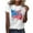 Multicolor-11, variant on perfectbot Women T-Shirts Fourth of July Print Top Plus Size Tee Short Sleeve Summer Blouses Going Out Trendy S-3XL