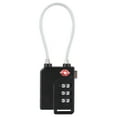 thumbnail image 2 of Light Weight 3-Digit Tsa Lock, No Keys Tsa21100 Steel Wire Lock, For Travel Suitcase Luggage, 2 of 8