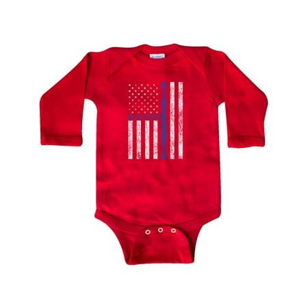 

Inktastic Respect Policemen Gift Baby Boy or Baby Girl Long Sleeve Bodysuit