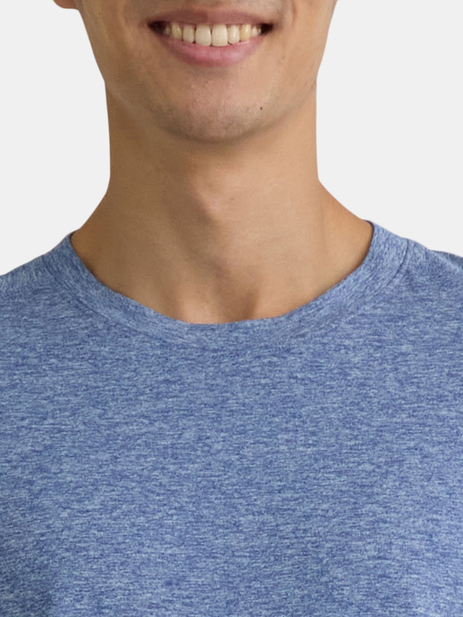 Athletic Works Men's and Big & Tall Men's Soft ButterCore Tee with Short Sleeves, Sizes S-5XL