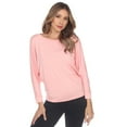 thumbnail image 1 of White Mark Women's Banded Dolman Top, 1 of 6