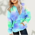 thumbnail image 2 of Mercatoo Cute Hoodies for Girls Tie Dye Oversized Pullover Gradient Sweatshirts Long Sleeve Trendy Shirts Teen 𝐏reppy Clothes, 2 of 4