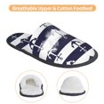 thumbnail image 3 of Balery Anchors Pantuflas de Casa de Felpa Silenciosas con Diseño Estampado, Zapatillas Cómodas Antideslizantes de Algodón para Interior-Large, 3 of 8