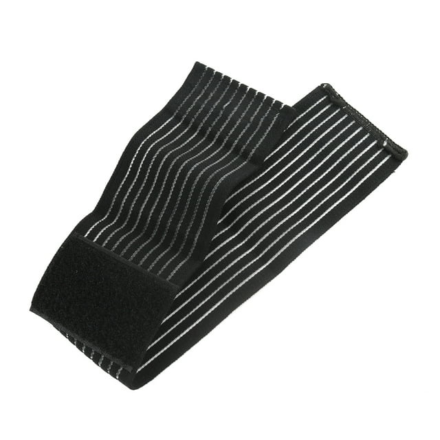 Advancent Muñequera deportiva Vendaje de compresión elaborado ajustable Brace Wrap Barra de culturismo Soporte de esguinces Recuperación del cuerpo Accesorios para máquinas de ejercicios Negro NO3 Advancent HW1149-04