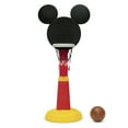 thumbnail image 4 of Disney Mickey Mouse Plastic Basketball Set by Delta Children - Includes Basketball Hoop, 1 Basketball and Ball Pump, Red/Black, 4 of 9
