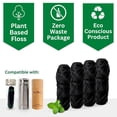 thumbnail image 4 of Charcoal Dental Floss | 6 refills + bamboo holder, 4 of 4