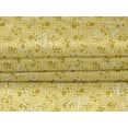 thumbnail image 4 of oneOone Velvet Yellow Fabric Leaves,Floral & Triangle Geometric Craft Projects Decor Fabric Printed By The Yard 58 Inch Wide, 4 of 5