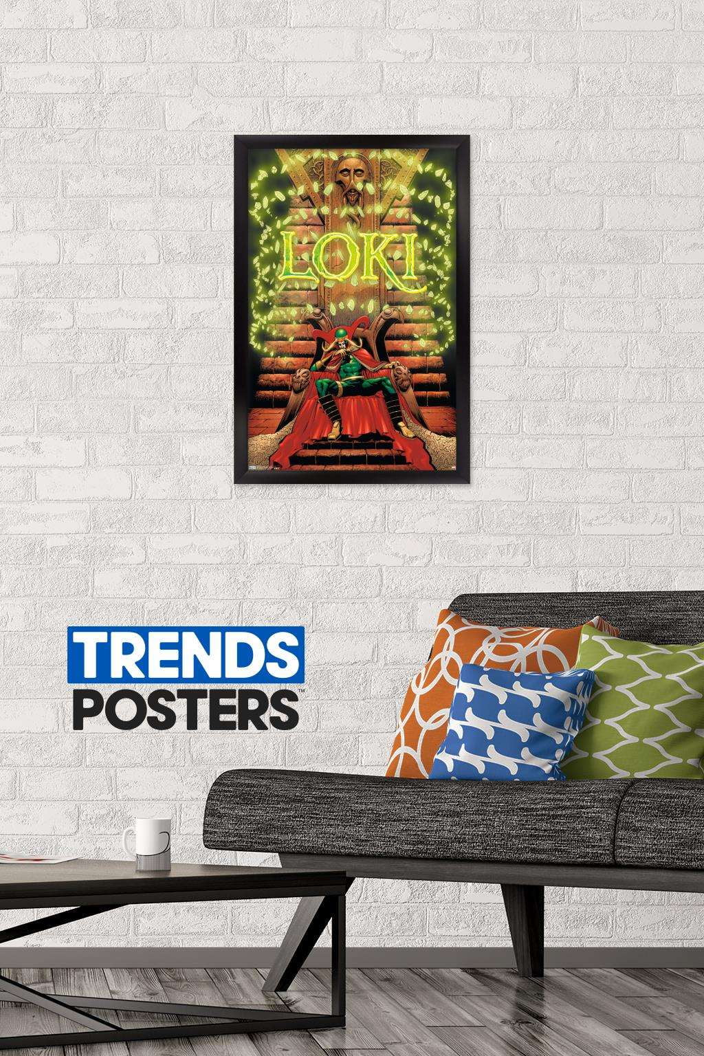 Marvel Comics - Loki - Thor #74 Wall Poster, 14.725" x 22.375", Framed