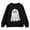 Black, variant on Kiijoy Toddler Girls Halloween Sweatshirt Cartoon Ghost Print Cute Pullover, Sizes 3-4