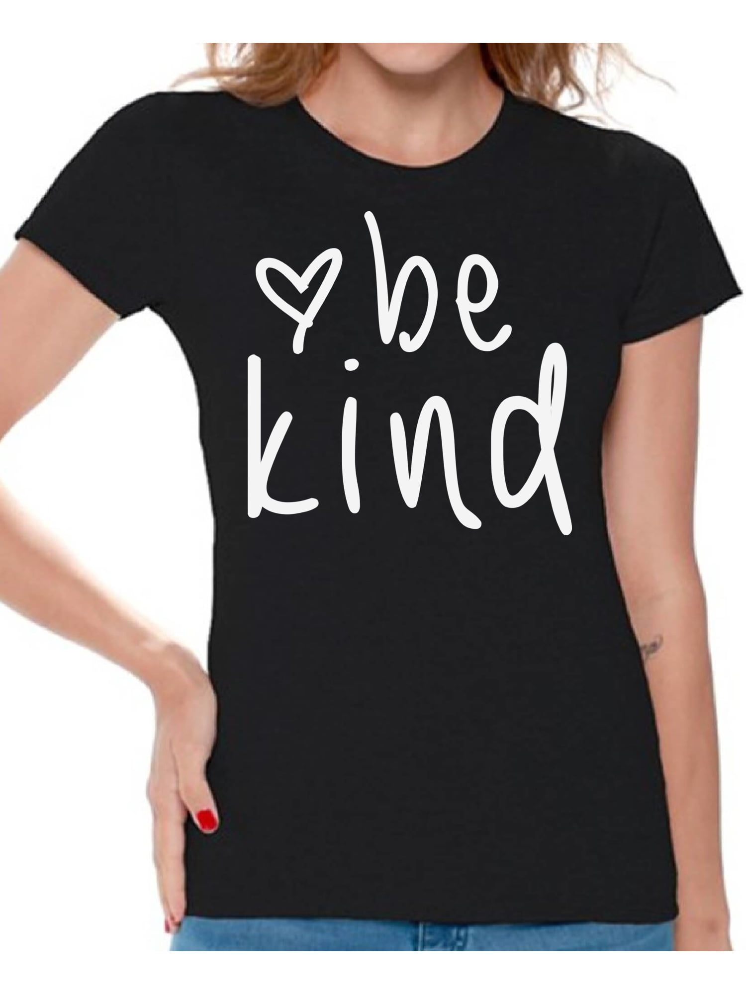 Ervaren persoon Mens houding Awkward Styles Motivational Shirts for Women Be Kind T Shirt Be Kind Shirts  for Women - Walmart.com